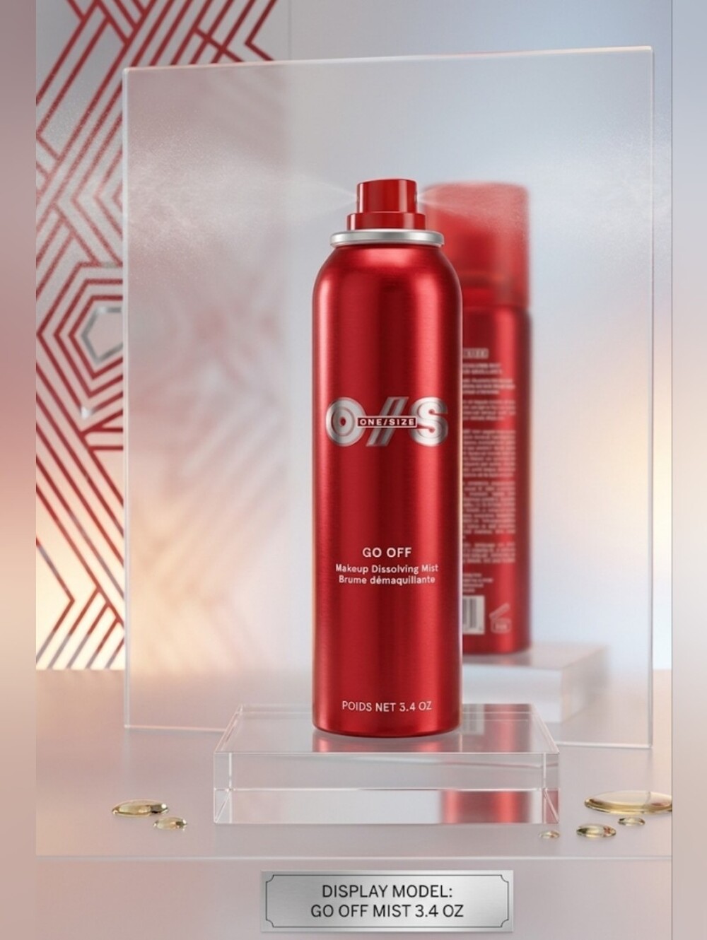 ONE/SIZE by Patrick Starrr GO OFF Makeup Dissolving Mist, 3.4 OZ